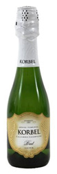 Mini bottle of Korbel Brut champagne