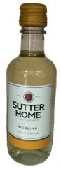 Mini bottle of Sutter Home Riesling wine